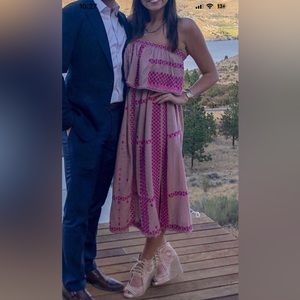 Free people strapless dress